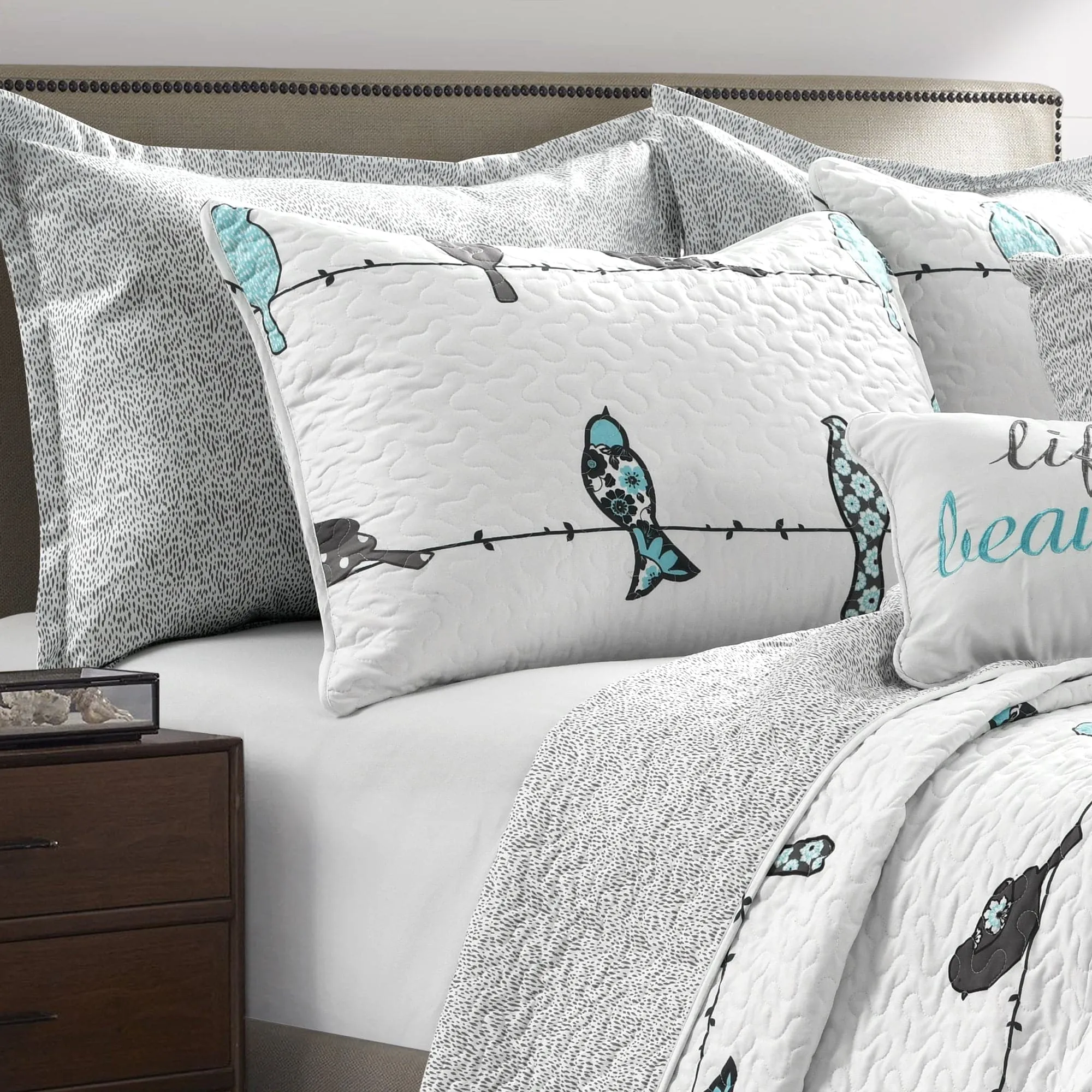 Rowley Birds Quilt 7 Piece Set