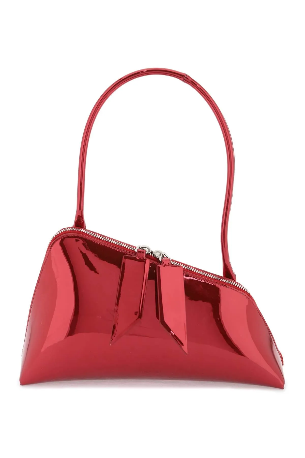 The attico mirror-effect sunrise shoulder bag