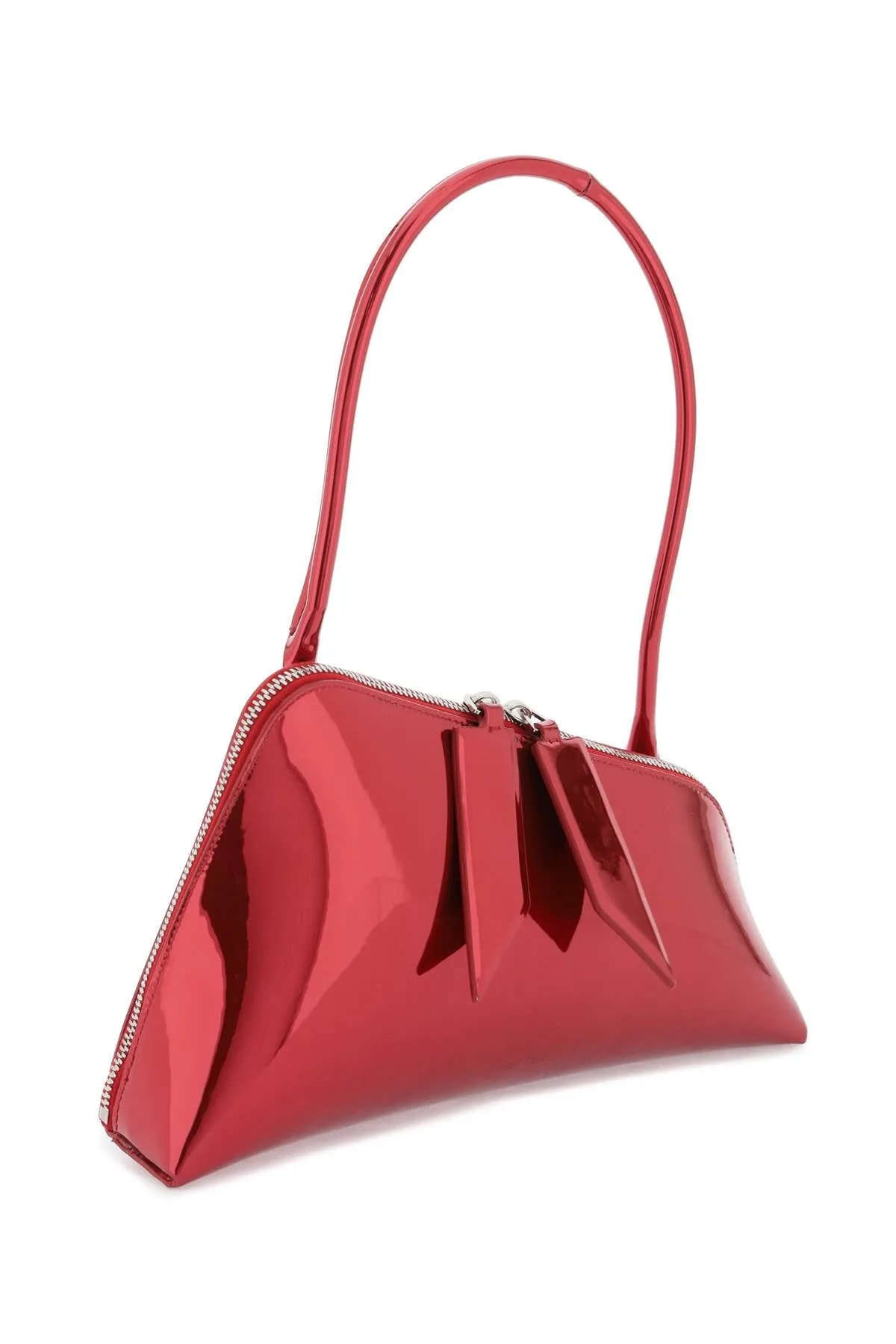 The attico mirror-effect sunrise shoulder bag