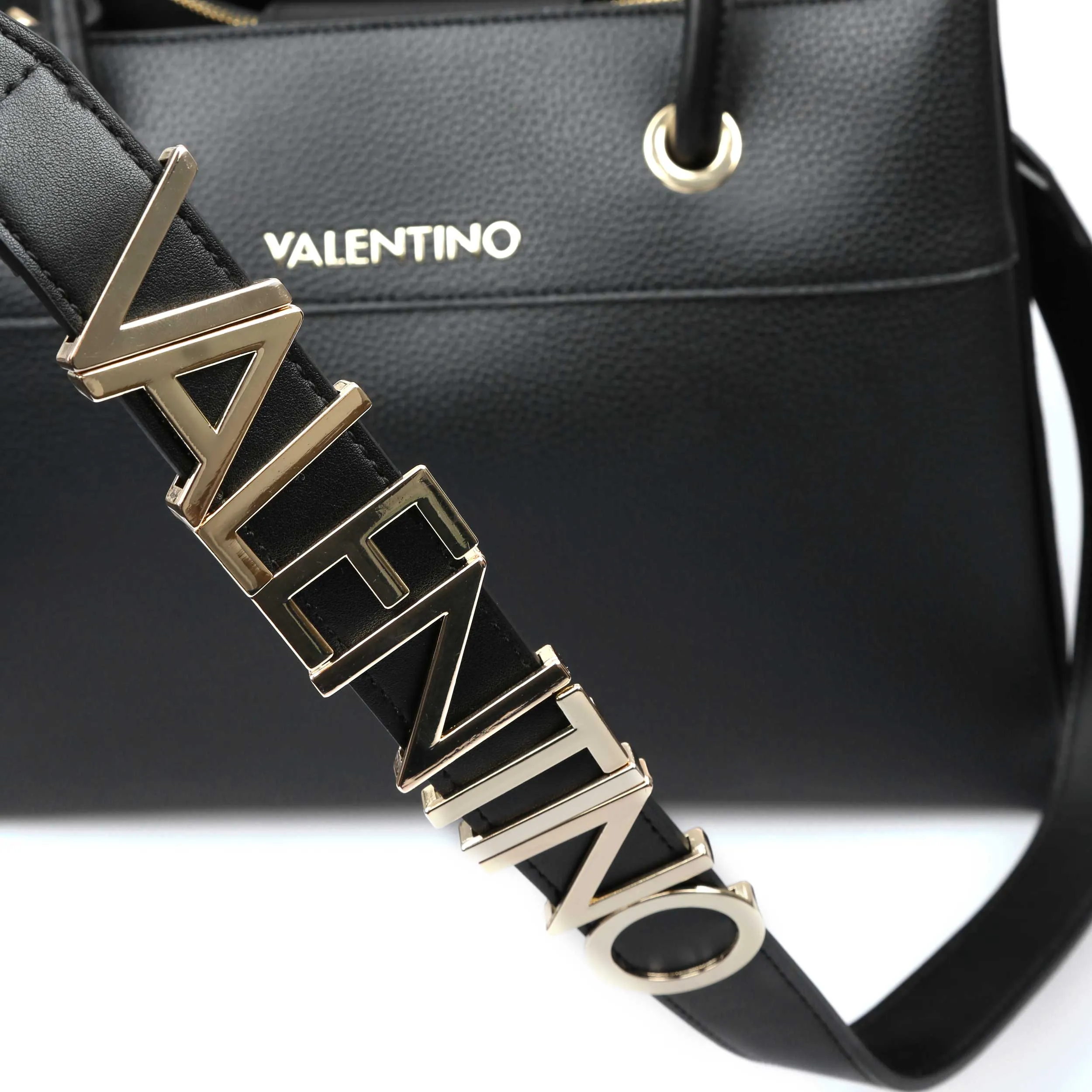 Valentino Bags Alexia Ladies Shopper Bag in Black