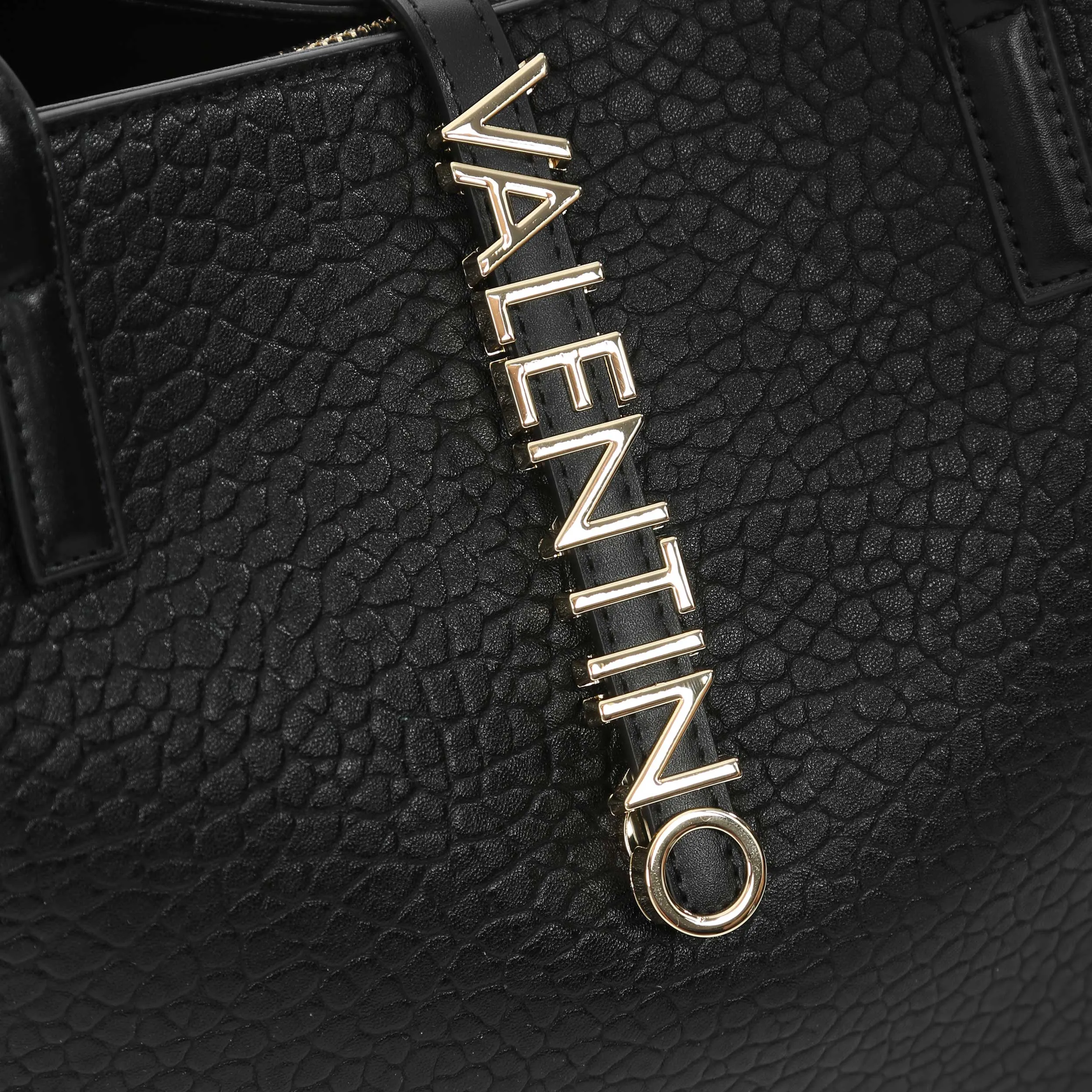 Valentino Bags Zeno Ladies Shopper Bag in Black