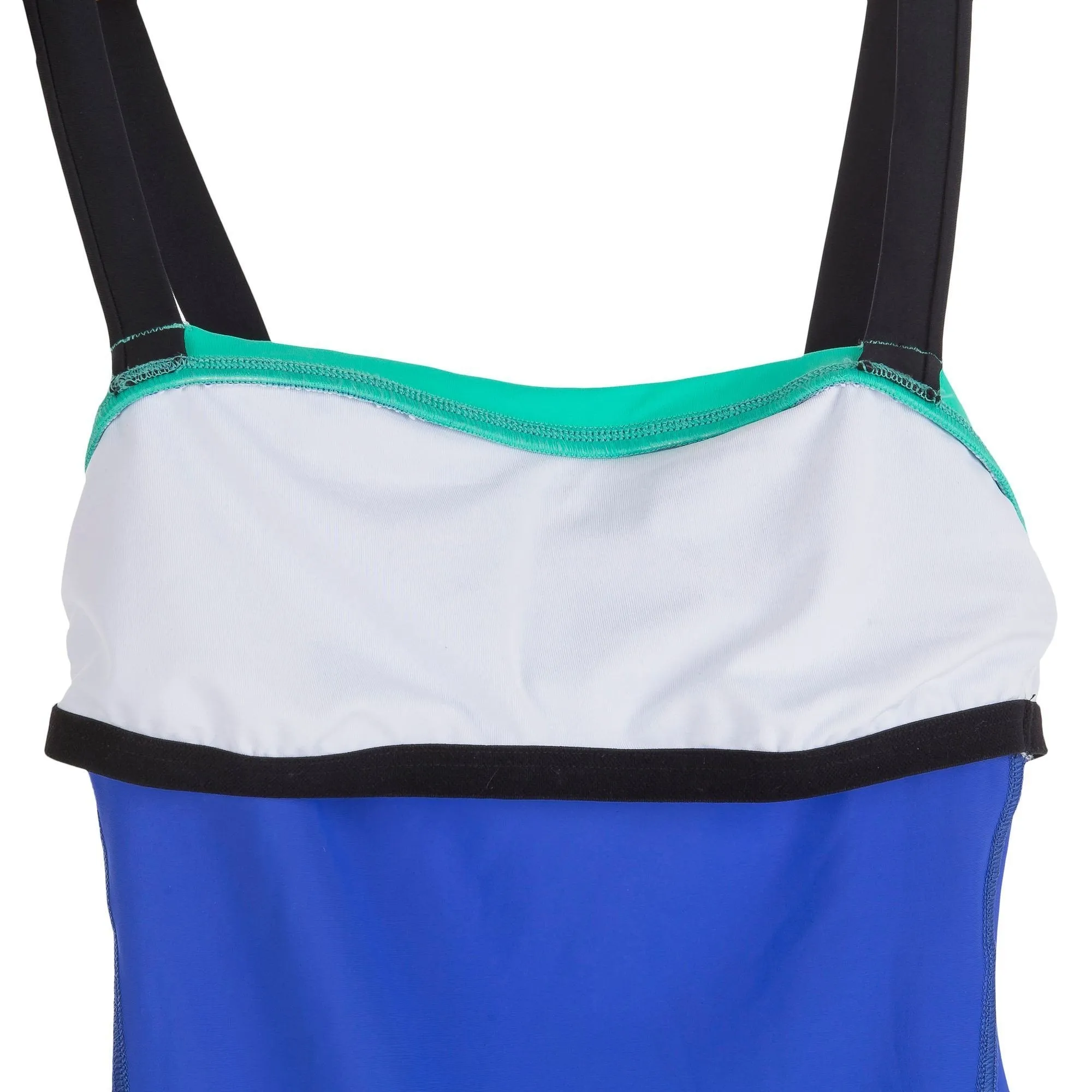 Women's One-Piece Swimsuit With Straight Neckline Cori Color Block